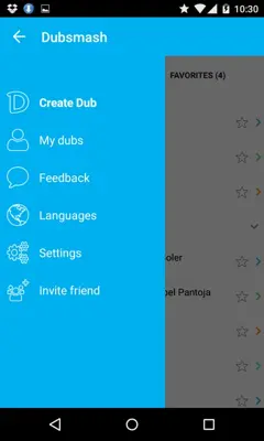 Dubsmash android App screenshot 2